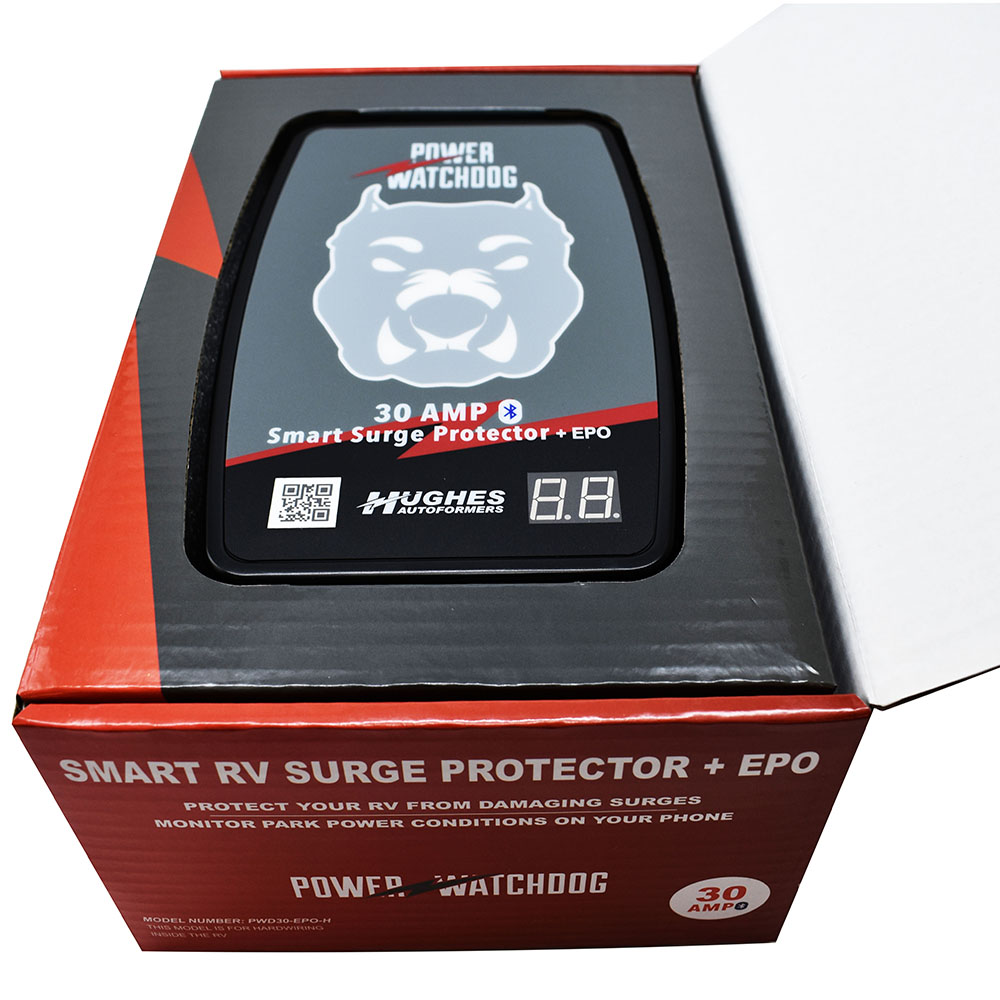 Hughes Power Watchdog Bluetooth Hardwired Surge Protector with EPO - 30 Amp - Image 2