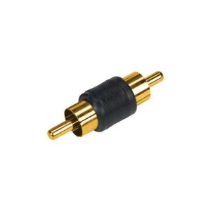 Bullz Audio Male to Male RCA Couplers Black (10-Pieces)