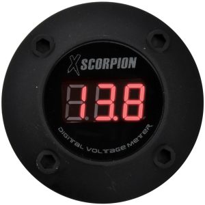 XSCORPION VOLTMETER DIGITAL 3 DIGIT LED DISPLAY BLACK