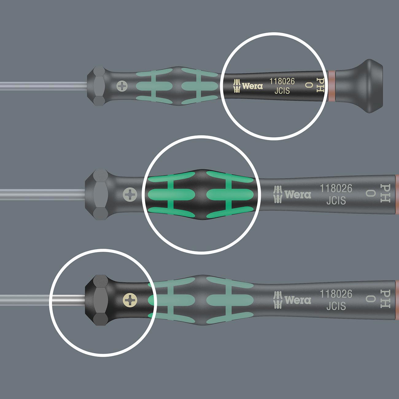 Wera Micro Precision Slotted Screwdriver - 0.30 x 1.8 x 60mm - Image 2