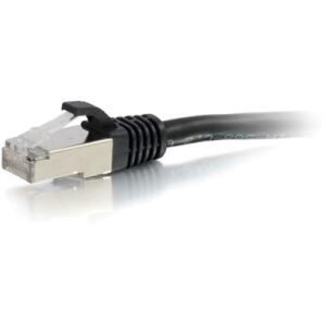 4FT CAT6 BOOTED STP BLK