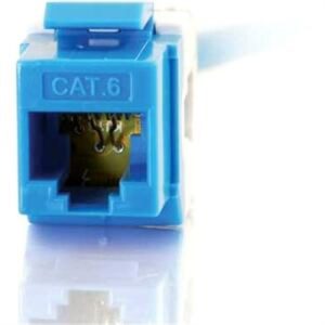CAT6 180 KEYSTONE JACK BL