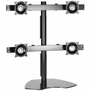 Quad Monitor Table Stand