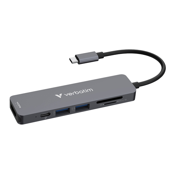 Verbatim 32156 USB-C Essentials 6-Port Hub, 32156