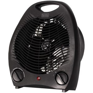 BLACK+DECKER BHD101B 1,500-Watt-Max Personal Desktop Heater with Fan Setting (Black)