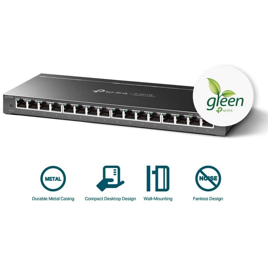 TP-Link TL-SG116E - 16-Port Gigabit Easy Smart Switch - Image 4