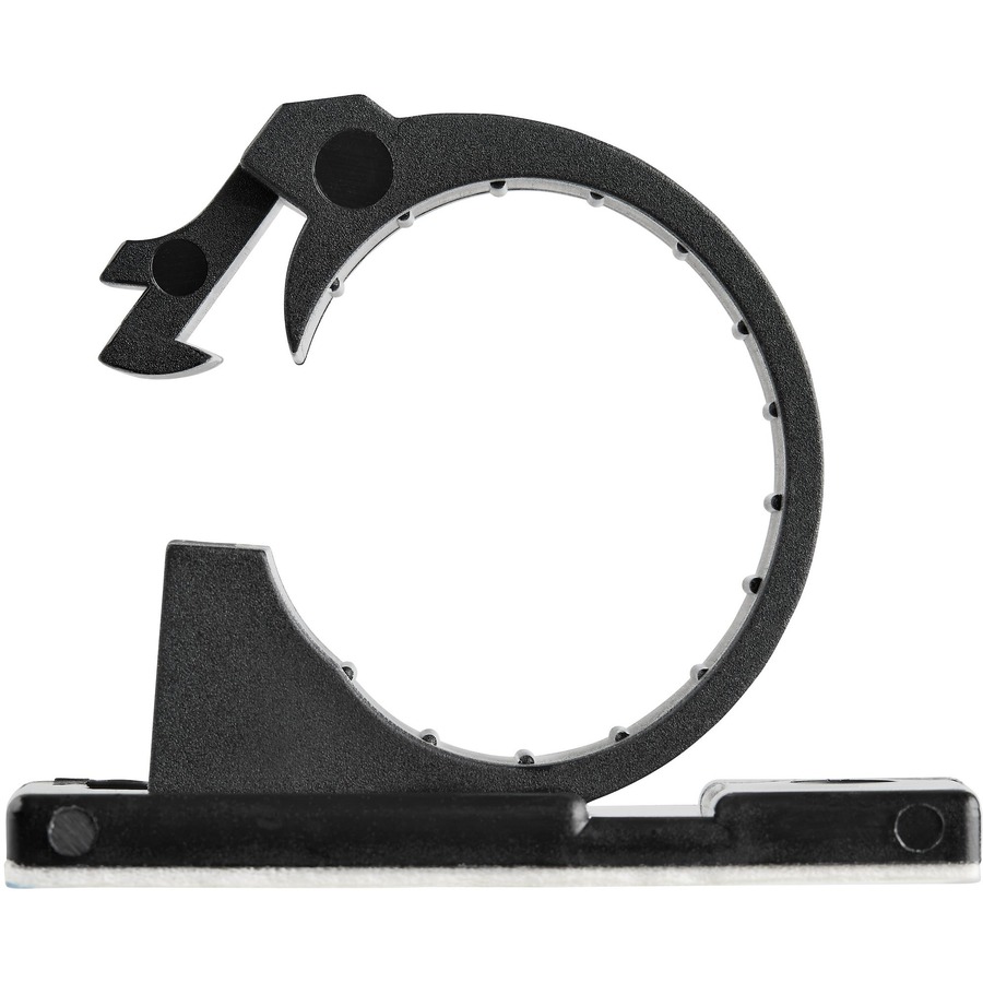 StarTech.com 100 Self Adhesive Cable Management Clips - Ethernet/Network Cable/Office Desk Cord Organizer - Sticky Wire Holder/Clamp Black - Image 3