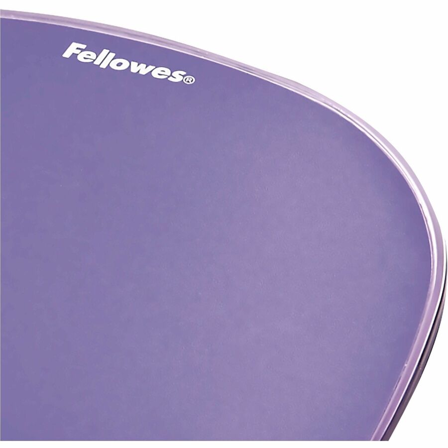 Fellowes® Crystals™ Gel Mouse Pad with Wrist Rest - Purple (91441) - Image 6
