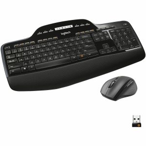 Logitech MK710 Wireless Keyboard and Mouse Combo for Windows, 2.4GHz Advanced Wireless, Wireless Mouse