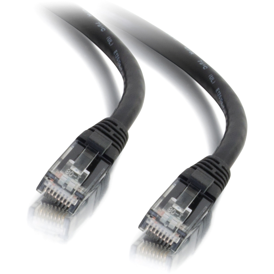 C2G 100ft Cat6 Ethernet Cable - Snagless - 550MHz - Black - Image 3