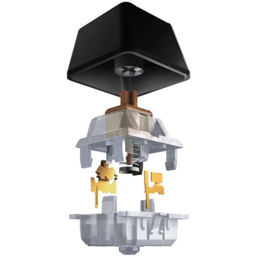 Logitech K845 Mechanical Illuminated Corded Aluminum Keyboard (TTC Brown) - Brown Box - Image 3