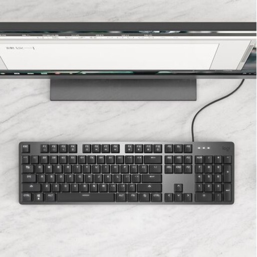 Logitech K845 Mechanical Illuminated Corded Aluminum Keyboard (TTC Brown) - Brown Box - Image 4