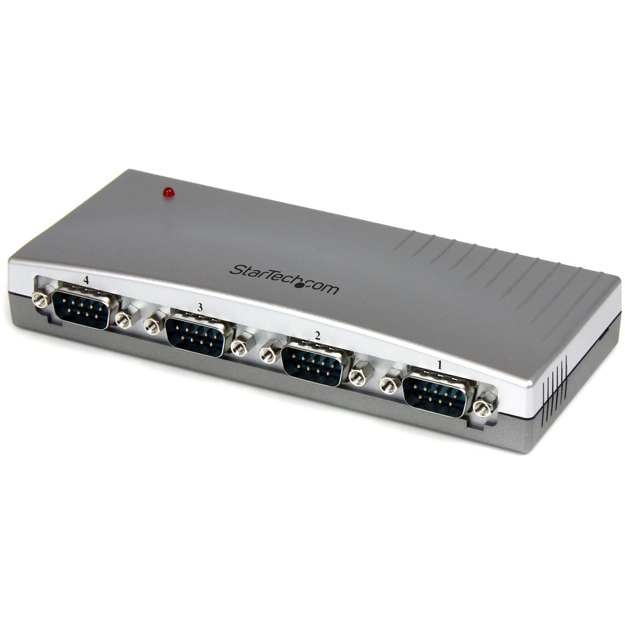 StarTech.com USB to Serial Adapter Hub â€" 4 Port â€" Bus Powered â€" DB9 (9-pin) â€" USB Serial â€" FTDI USB to Serial Adapter