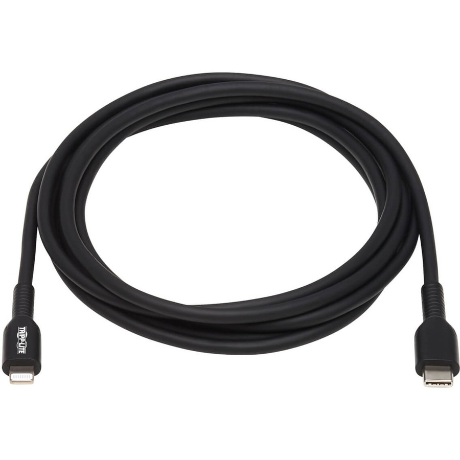 Eaton Tripp Lite Series USB-C to Lightning Sync/Charge Cable (M/M), MFi Certified, Black, 2 m (6.6 ft.) - Image 2