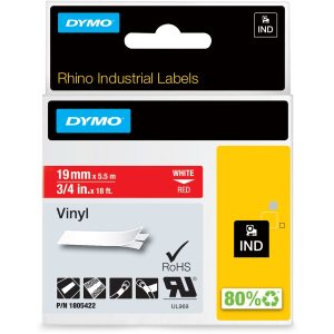 Dymo Colored 3/4" Vinyl Label Tape