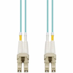 AddOn 7m LC (Male) to LC (Male) Aqua OM4 Duplex Fiber OFNR (Riser-Rated) Patch Cable