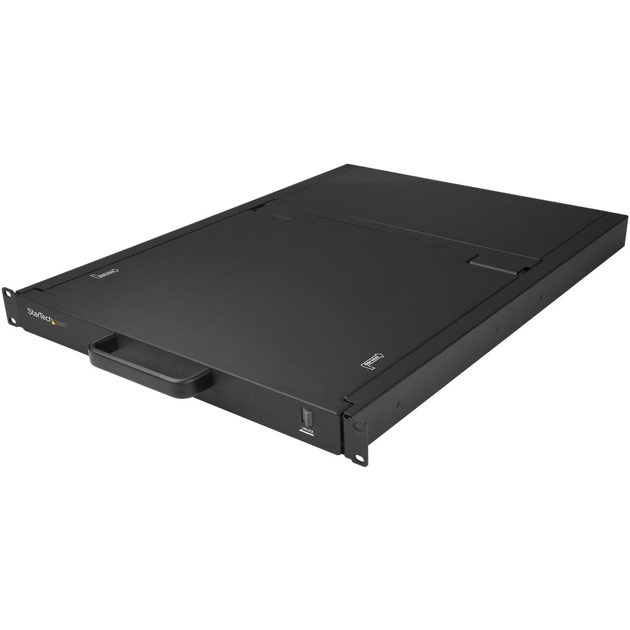 StarTech.com 16 Port Rackmount KVM Console w/ Cables - Integrated KVM Switch w/ 19" LCD - 1U LCD KVM Drawer 50000 MTBF - USB + VGA Support - Image 4