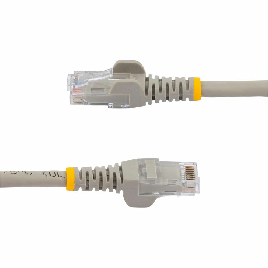 StarTech.com 3 ft. CAT6 Ethernet Cable - 10 Pack - ETL Verified - Gray CAT6 Patch Cord - Snagless RJ45 Connectors - 24 AWG - UTP - Image 4