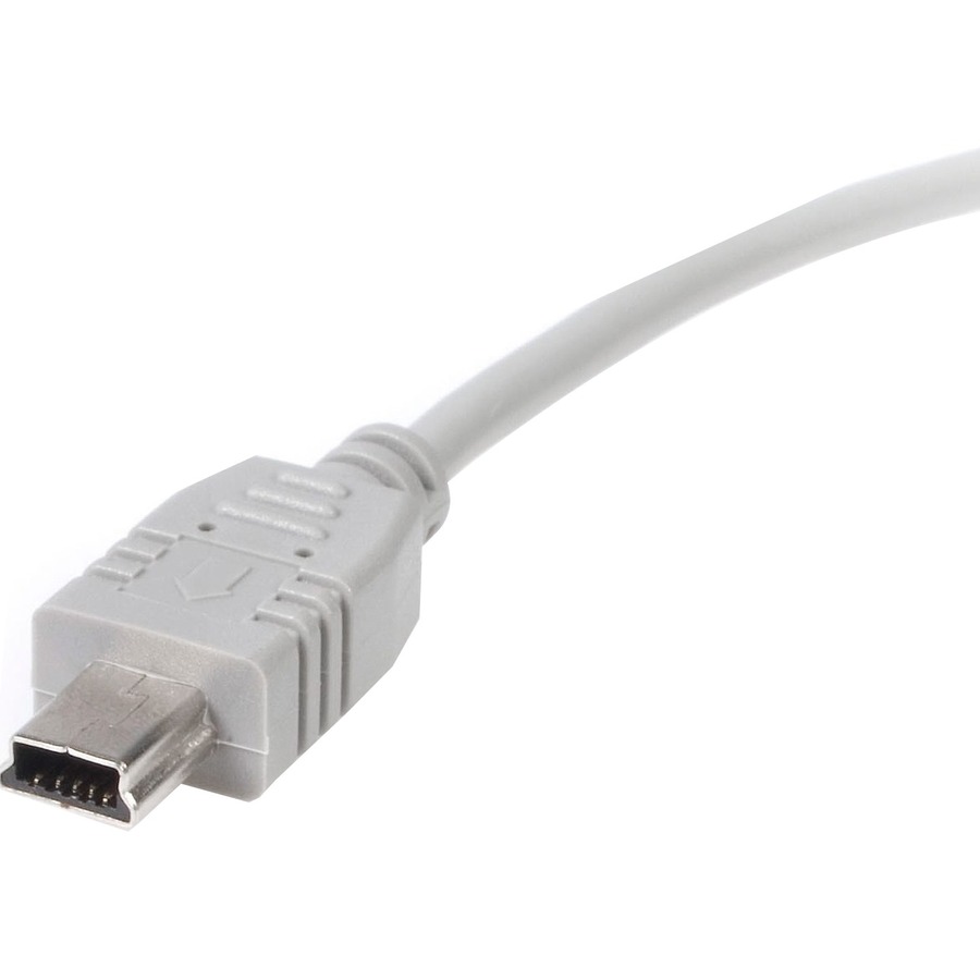 StarTech.com Mini USB 2.0 cable - 4 pin USB Type A (M) - 5 pin mini-USB Type B (M) - ( USB / Hi-Speed USB ) - 3 ft - Image 3