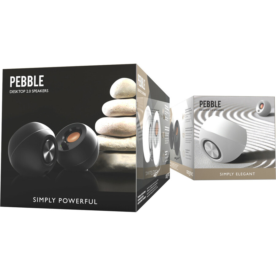 Creative Pebble 2.0 Speaker System - 4.40 W RMS - Black - Image 5