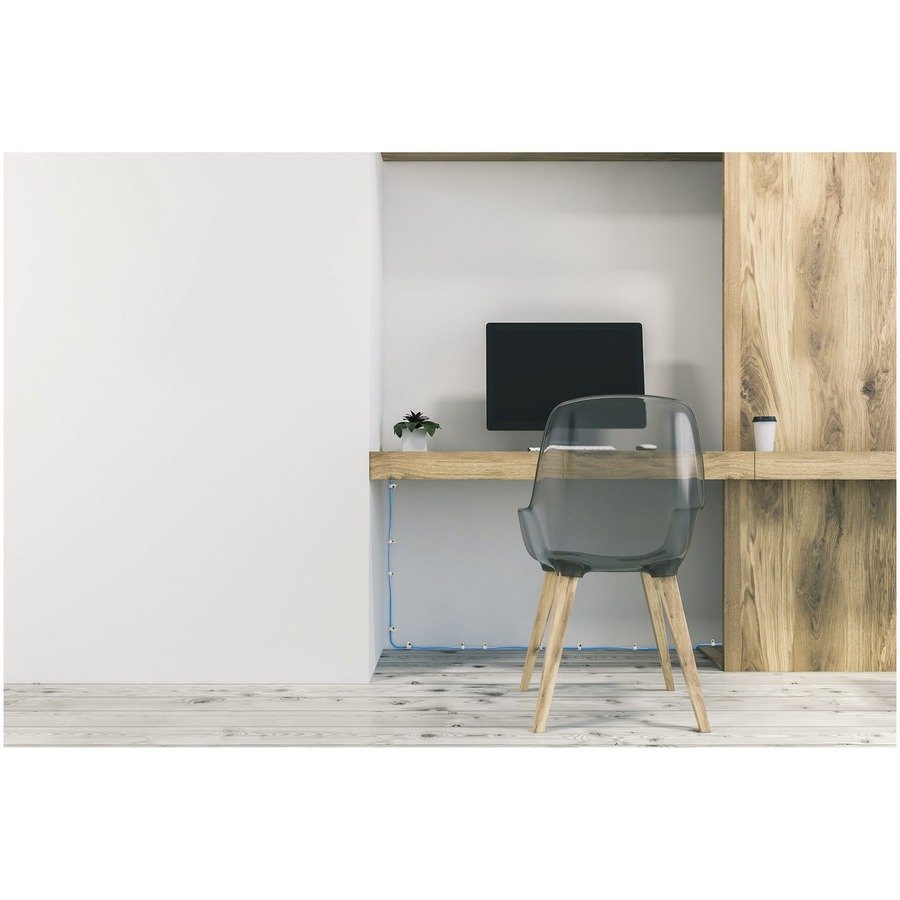 StarTech.com 100 Pack Screw Mount Cable Clamps - Wire Fastener/Holder - R-Type Screw Down Reusable Nylon Clips - UL/94V-2 Rated - Large - Image 4