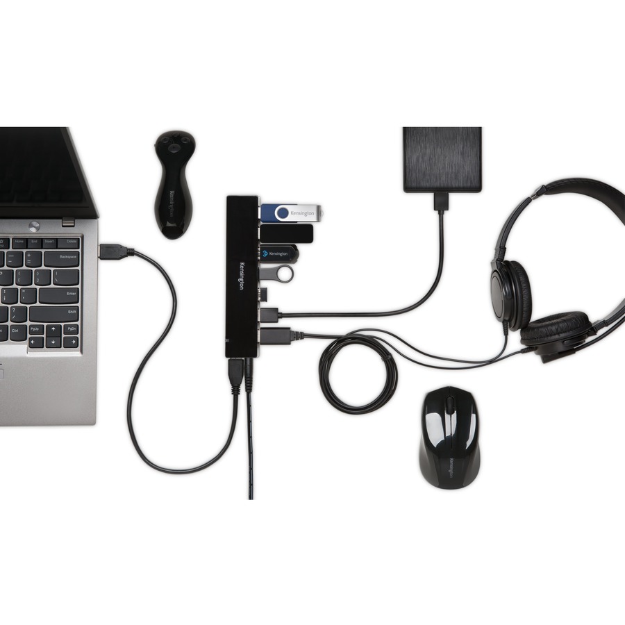 Kensington USB 3.0 7-Port Hub with Charging - Image 3