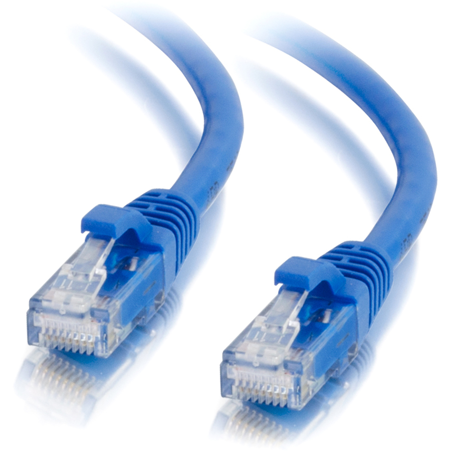 C2G 25ft Cat6a Snagless Unshielded (UTP) Network Patch Ethernet Cable-Blue - Image 3
