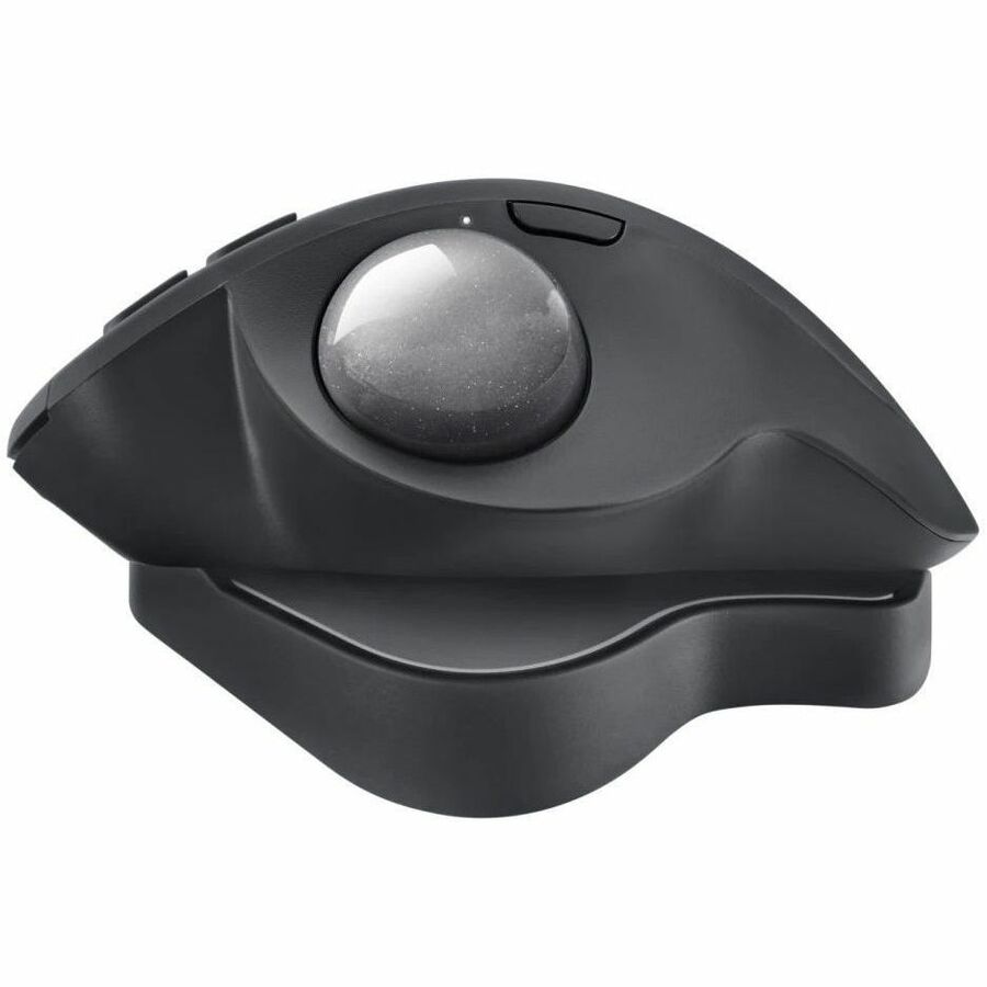 Logitech MX Ergo S Plus Advanced Wireless Trackball Mouse, USB-C Rechargeable Wireless Ergonomic Mouse With Bluetooth and Encrypted Dongle, 6 Programmable Buttons, for PC/Mac (Graphite) - Image 4