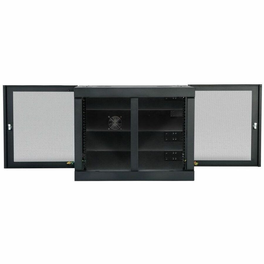 Eaton Tripp Lite Series SmartRack 12U Heavy-Duty Low-Profile Server-Depth Side-Mount Wall-Mount Small Rack Enclosure - Image 6