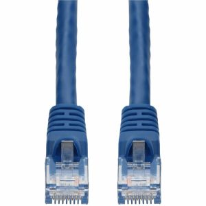 AddOn 10-Pieces of 20ft Blue CAT 6A PVC Ethernet Cables Snagless Bubble Boot RJ-45 M/M