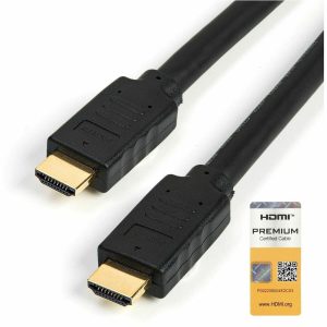 StarTech.com 23ft (7m) Premium Certified HDMI 2.0 Cable with Ethernet, High Speed Ultra HD 4K 60Hz HDMI Cable HDR10, UHD HDMI Monitor Cord