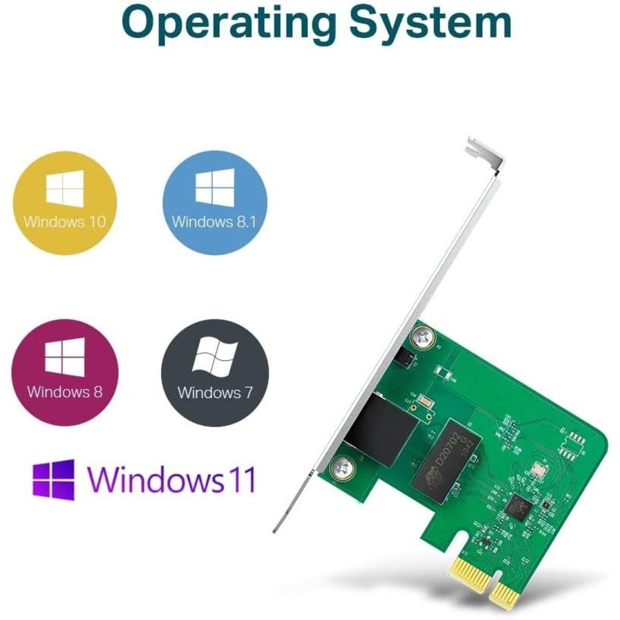 TP-LINK TG-3468 -10/100/1000Mbps Gigabit Ethernet PCI Express Network Card - Image 4