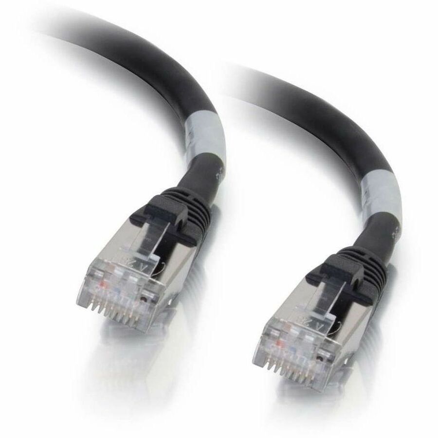 C2G-3ft Cat6a Snagless Shielded (STP) Network Patch Cable - Black