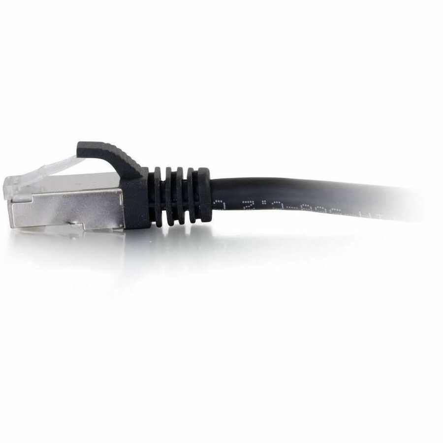 C2G-3ft Cat6a Snagless Shielded (STP) Network Patch Cable - Black - Image 4
