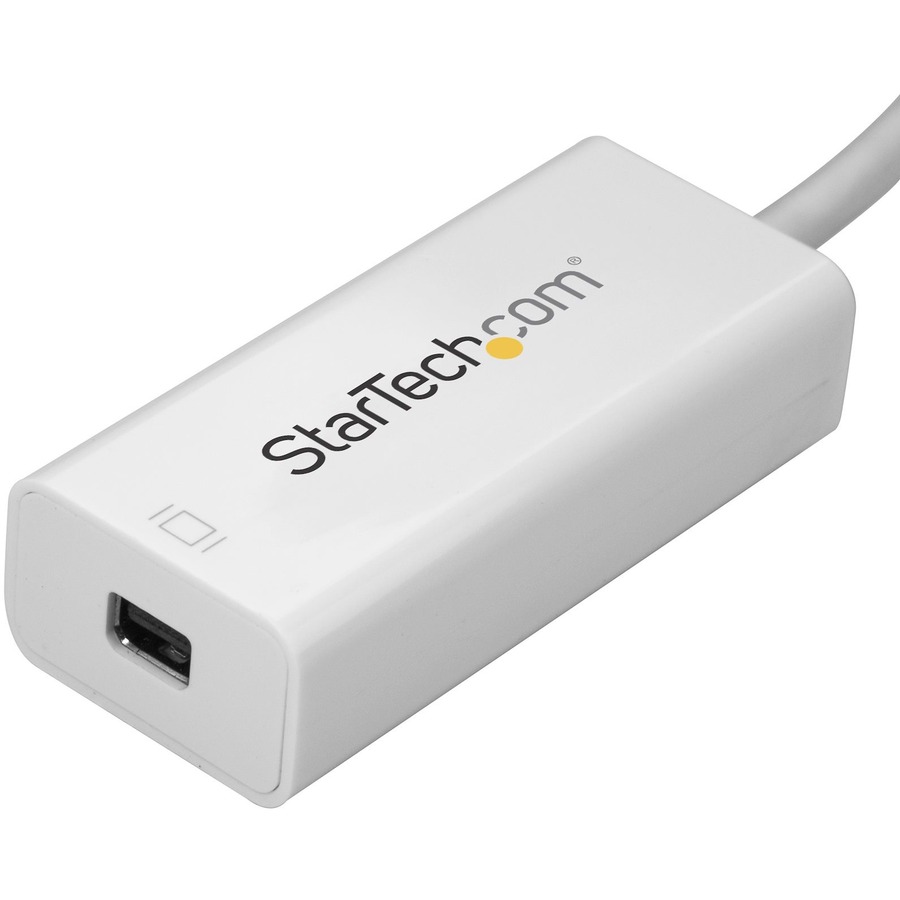 StarTech.com - USB-C to Mini DisplayPort Adapter - 4K 60Hz - White - USB Type-C to Mini DP Adapter - Thunderbolt 3 Compatible - Image 2