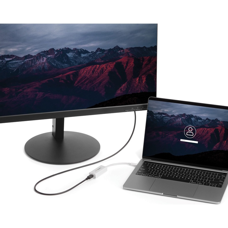 StarTech.com - USB-C to Mini DisplayPort Adapter - 4K 60Hz - White - USB Type-C to Mini DP Adapter - Thunderbolt 3 Compatible - Image 6