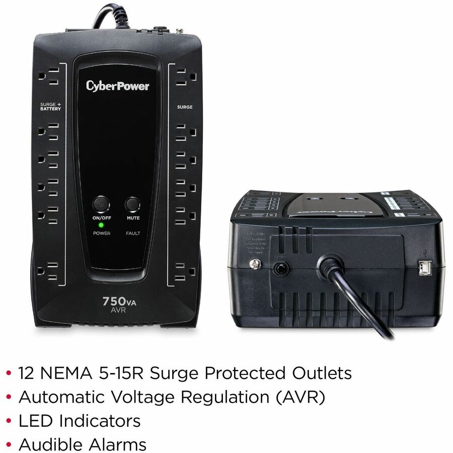 CyberPower AVRG750U AVR UPS Systems - Image 2