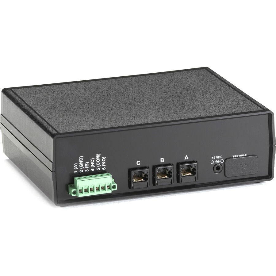 Black Box CAT6 A/B Switch - Latching RJ45 Remote Control, Dry Contact - Image 2