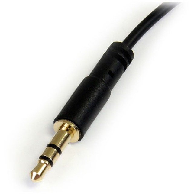 StarTech.com 6 ft Slim 3.5mm to Right Angle Stereo Audio Cable - M/M - Image 3