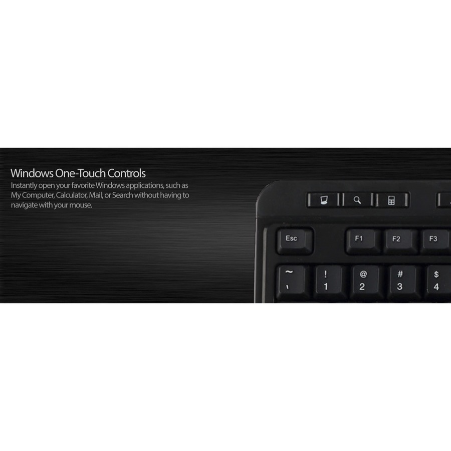 Adesso Multimedia Desktop Keyboard with 3-Port USB Hub - Image 9