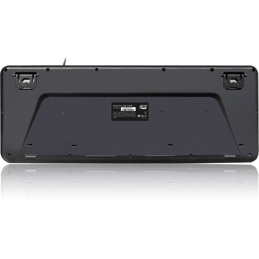 Adesso Multimedia Desktop Keyboard with 3-Port USB Hub - Image 12
