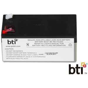 BTI RBC35-SLA35-BTI SEALED LEAD ACID BATTERY FOR APC BE350C, BE350D-LM, BE350G, BE350G-CN, BE350G-LM, BE350R, BE350R-CN, BE350T, BE350U, BE350U-CN