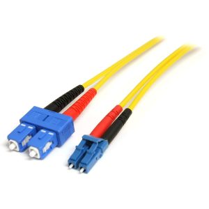 StarTech.com 4m Fiber Optic Cable - Single-Mode Duplex 9/125 LSZH Fiber Jumper Cord - LC/SC