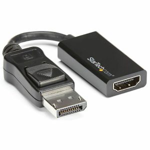 StarTech.com DisplayPort to HDMI Adapter, 4K 60Hz Active DP 1.4 to HDMI 2.0 Video Converter for Monitor/Display, Latching DP Connector