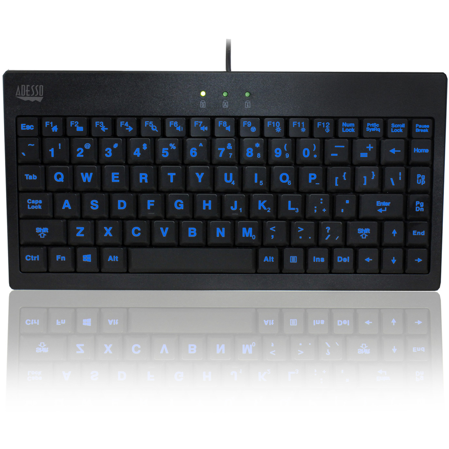 Adesso 3-Color Illuminated Mini Keyboard - Image 3