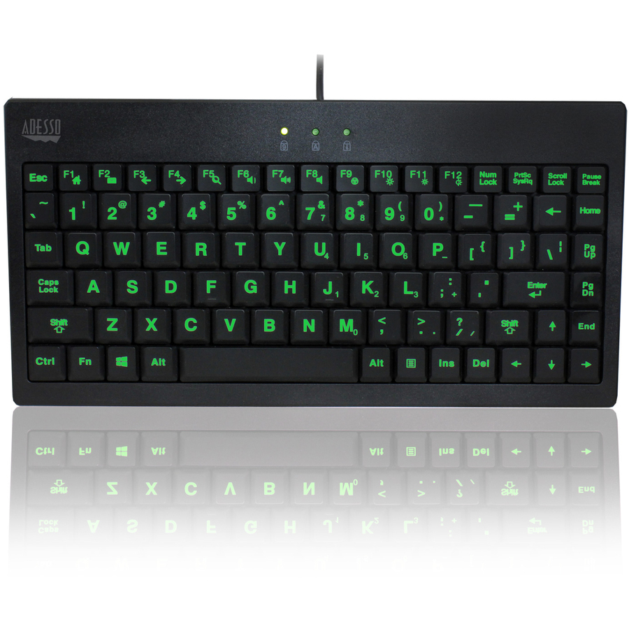 Adesso 3-Color Illuminated Mini Keyboard - Image 4