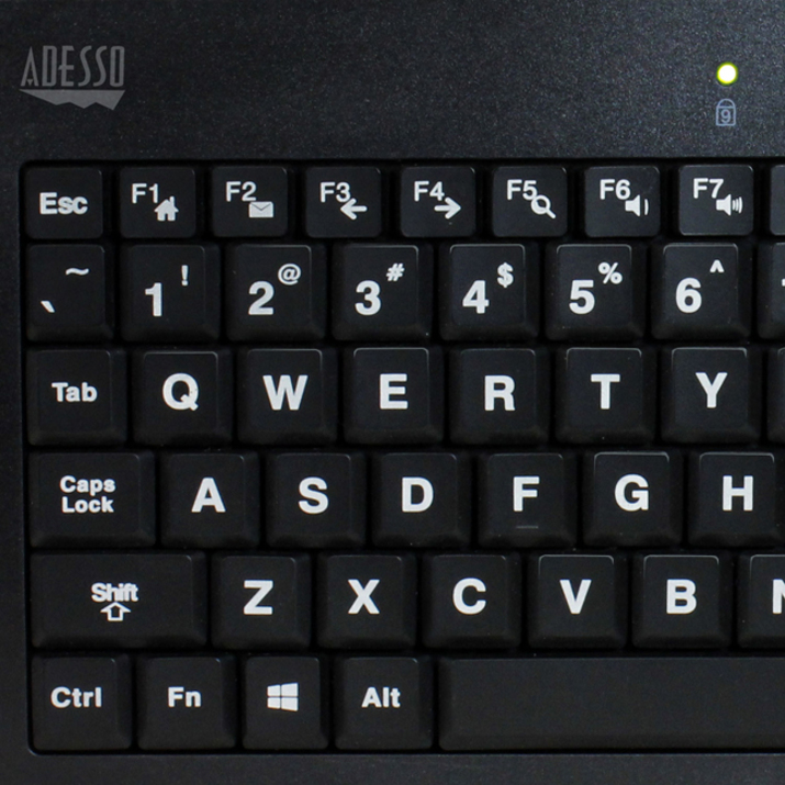 Adesso 3-Color Illuminated Mini Keyboard - Image 5