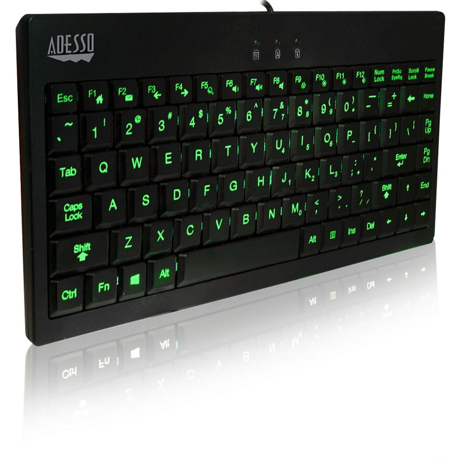 Adesso 3-Color Illuminated Mini Keyboard - Image 12
