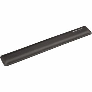 Fellowes&reg; MICROBAN&reg; Gel keyboard Wrist Rest - Graphite (9175301)