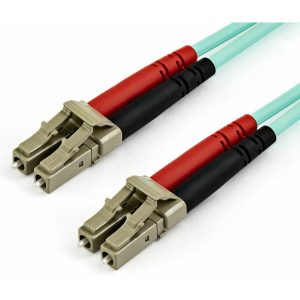 StarTech.com 7m (22ft) LC/UPC to LC/UPC OM4 Multimode Fiber Optic Cable, 50/125&micro;m, 100G, Low Insertion Loss, LSZH Fiber Jumper Cord